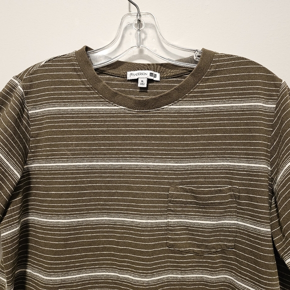 JWAnderson X Uniqlo Striped Pocket T-shirt | Size XL - Picture 5 of 6
